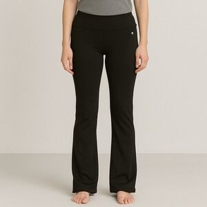 BALLY‎ FITNESS Black Bootcut Yoga Pants Lounge Athletic Wear Size M